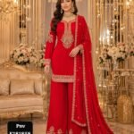 Pure Chinon Silk Designer Suit