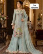 Pure chinon silk designer dress