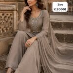 Pure silk top with very heavy hand work