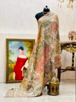 Pure wool  full zari with kani work