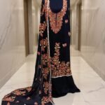 Kashmiri rayon aari work suit