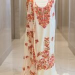 Kashmiri rayon aari work suit
