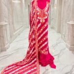 Rayon Kashmiri aari suit