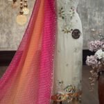 Shimmer tissue Banarasi suit