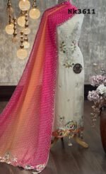 Shimmer tissue Banarasi suit