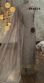Taneria chiffon kurta & dupatta