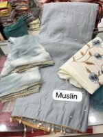 Top Fabric muslin work suit