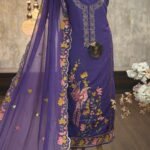 Mal chanderi embroidered kurta