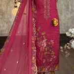 Mal chanderi embroidered kurta