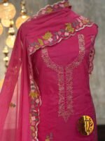 Mal chanderi embroidered kurta - Image 2