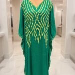 Kashmiri crepe kaftan