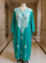 Kashmiri crepe kaftan - Image 3