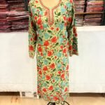 Kashmiri Georgette Kurti