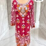 Kashmiri aari georgette Kurti