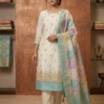Mul cotton silk Suit