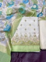 Mul cotton silk Suit - Image 5