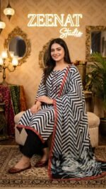 Muslin designer suit