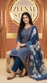 Muslin designer suit