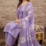 Muslin designer suit
