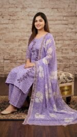 Muslin designer suit