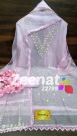 Organza designer semi-stitched - Image 3