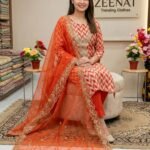 Organza unstitched with beautiful digital print