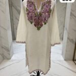 Pure cotton long kurti
