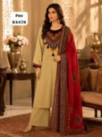Cotton top with pant and dupatta
