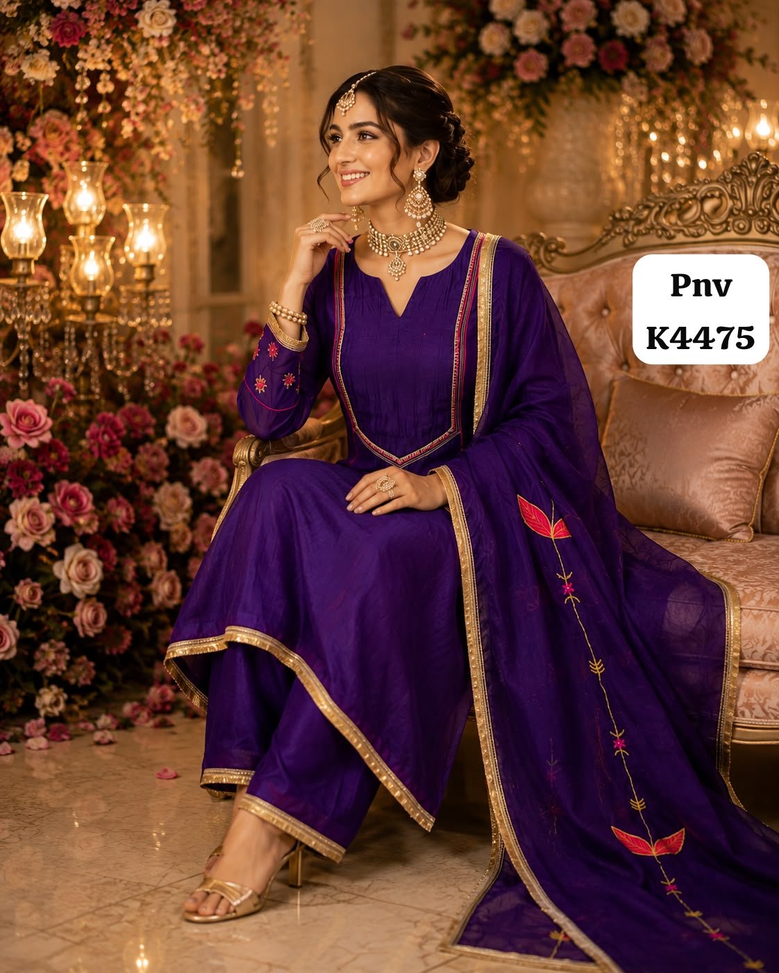 pure mul cotton prop with Beautiful embroidery Pure mul cotton prop with Beautiful embroidery - Image 1