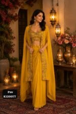 Pure silk crop top with beautiful embroidery - Image 2