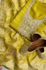 Pure tissue shimmer designer shirt - Image 4