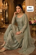 Shimmer silk suit - Image 2