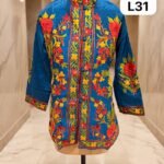 Kashmiri short silk coat