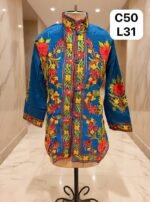 Kashmiri short silk coat - Image 3