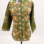 Kashmiri short silk coat