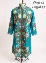Stylish long silk coat - Image 6