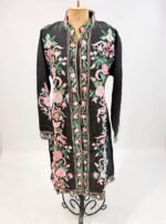 Stylish long silk coat - Image 4
