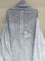 Unstitched top with Resham work - Image 2
