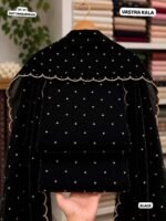 Viscose fendy satin silk full butti work - Image 4