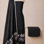 Bandhani jam satin cotton