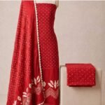 Bandhani jam satin cotton