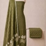 Bandhani jam satin cotton
