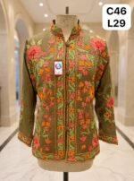Beautiful short silk coat - Image 6