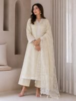 Cotton Mul Appliqué Suit - Image 3