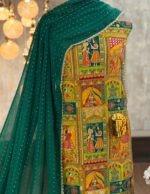 Crepe position printed kurta - Image 2