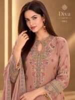 Designer Crepe Gown Set - Image 3