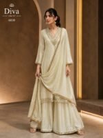 Elegant Tissue Sharara Set