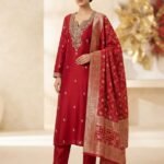Embroidered Banarsi Khadi Silk Shirt
