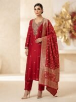 Embroidered Banarsi Khadi Silk Shirt