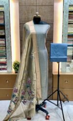 Fancy Cotton Tissue Suit - Image 4
